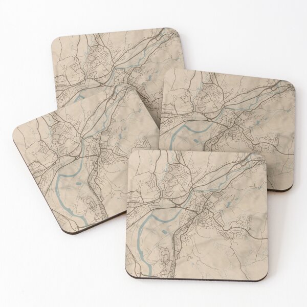 Item preview, Neath Sepia Map designed and sold by CPTVDesign.