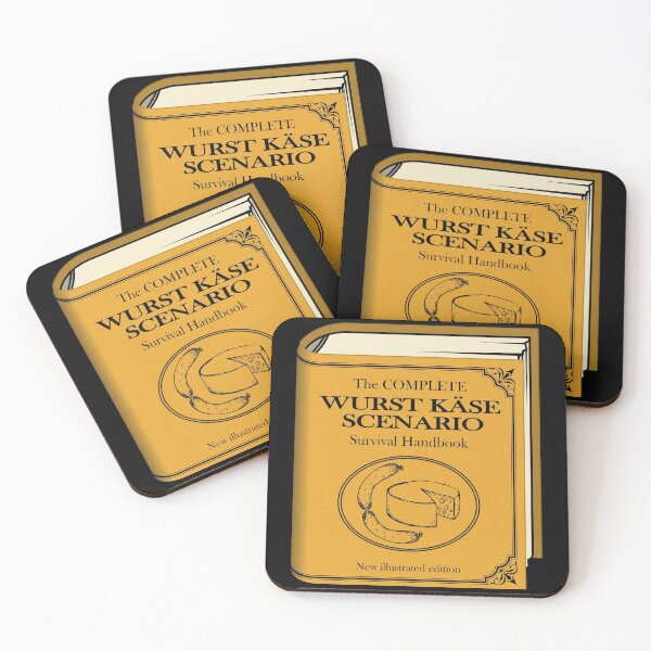 Item preview, Wurst Käse Scenario - The Complete Survival Handbook (on black) designed and sold by Groenendijk.