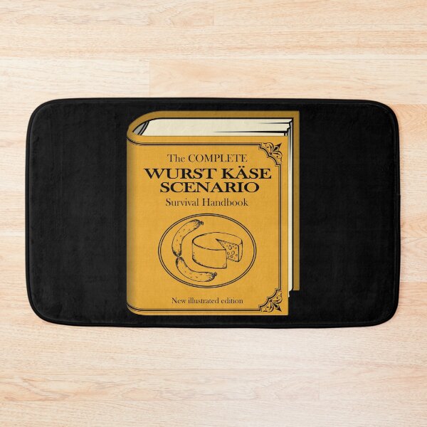Item preview, Wurst Käse Scenario - The Complete Survival Handbook (on black) designed and sold by Groenendijk.