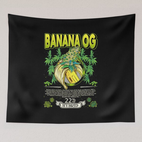 Item preview, Banana OG Hybrid Cross Banana OG Kush Cannabis Leaf Gift designed and sold by TTFMerch.