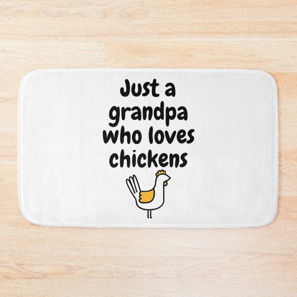 Item preview, Just A Grandpa Who Loves Chickens  designed and sold by travelnerd.