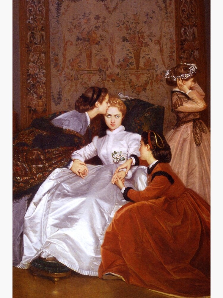 The Hesitant Fianc e by Auguste Toulmouche