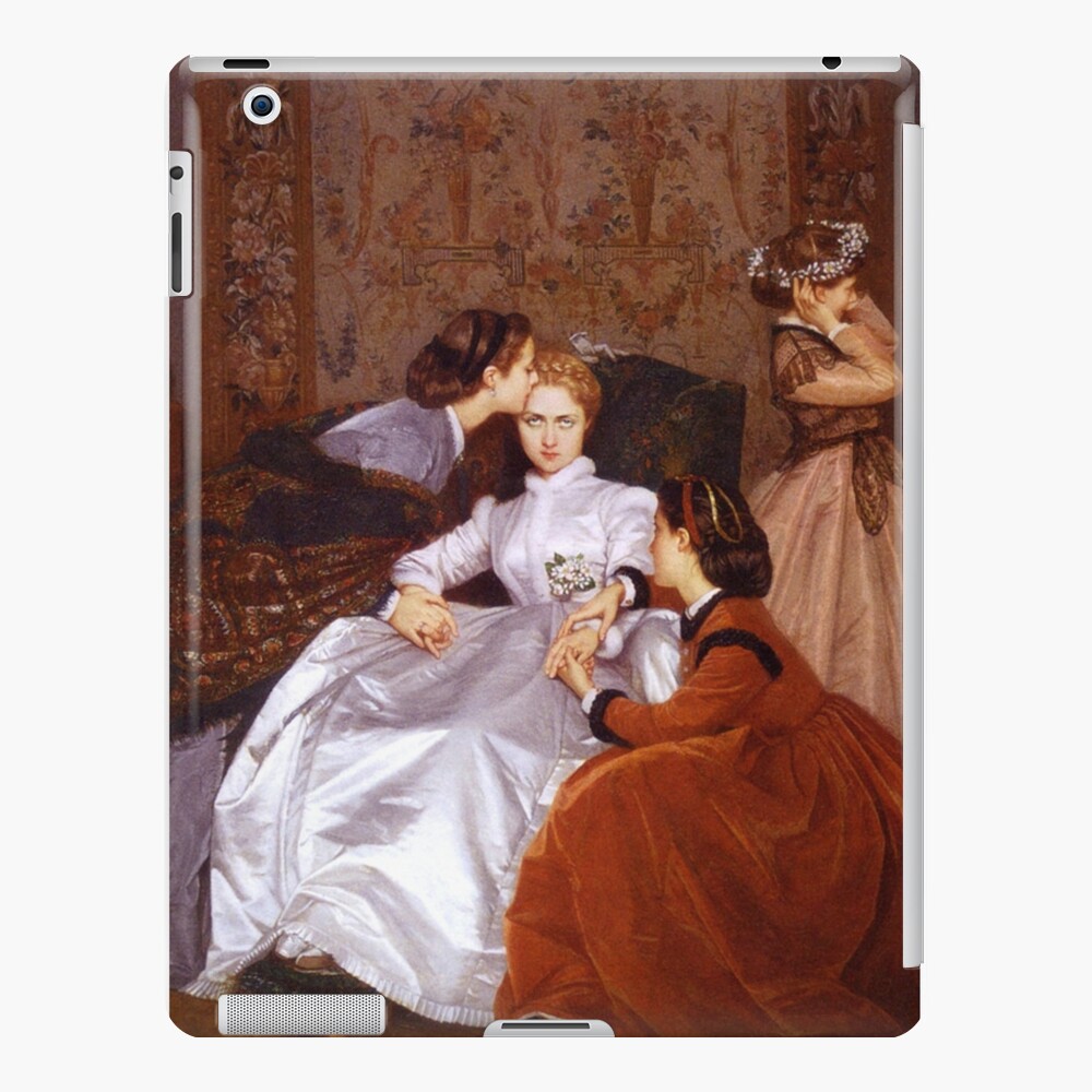 The Hesitant Fianc E By Auguste Toulmouche IPad Case Skin For Sale   Mwo,x1000,ipad 2 Snap Pad,1000x1000,f8f8f8 