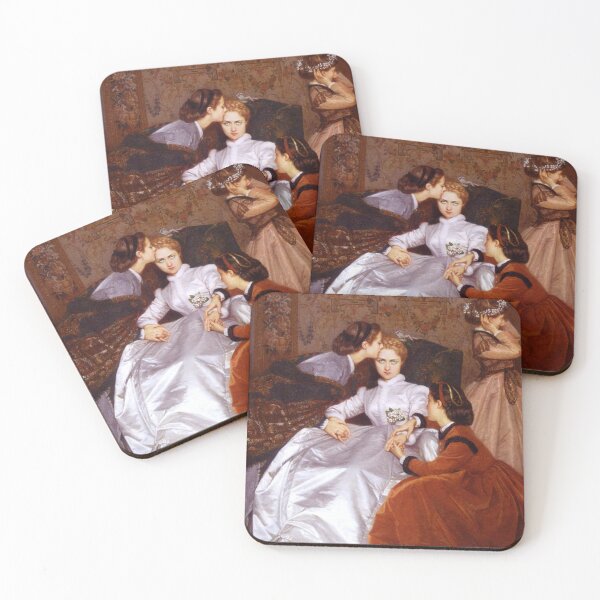 Item preview, The Hesitant Fiancée by Auguste Toulmouche designed and sold by Ethereal Amour.