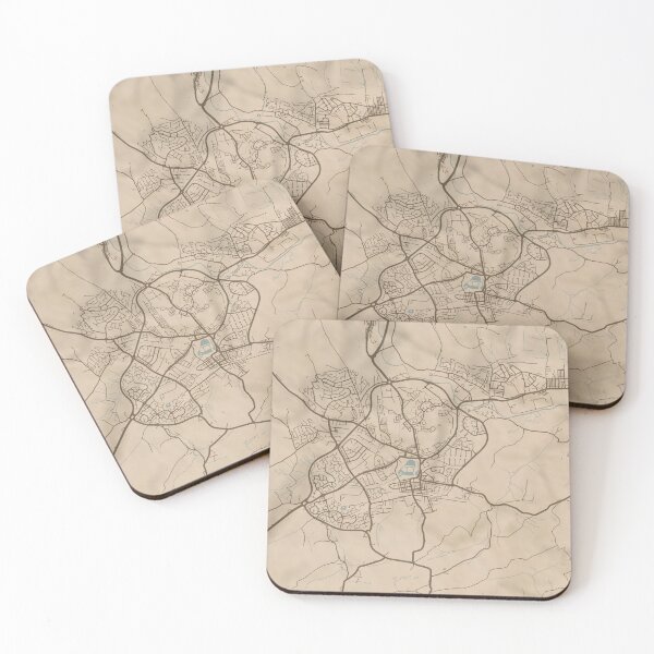 Item preview, Caerphilly Sepia Map designed and sold by CPTVDesign.