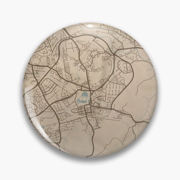 Item preview, Caerphilly Sepia Map designed and sold by CPTVDesign.