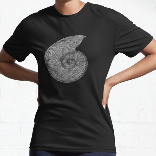 Ammonite Fossil Active T-Shirt