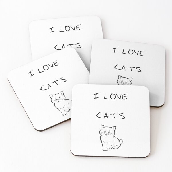 Item preview, I LOVE CATS designed and sold by Damscars.