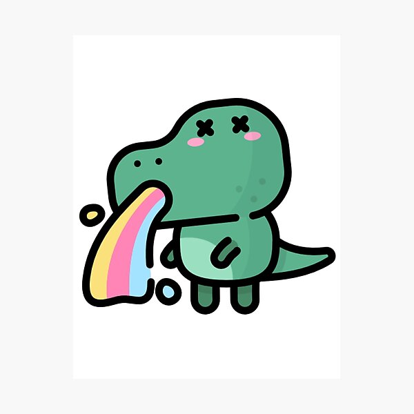 Cute Dino Kawaii Photographic Prints Redbubble