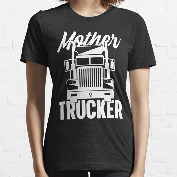 My Trucker Son Means the World Premuim T-shirt, Truck Driver Mom Gift, Gift  for Trucker Mom, Trucker Gifts, Trucker Tshirt 