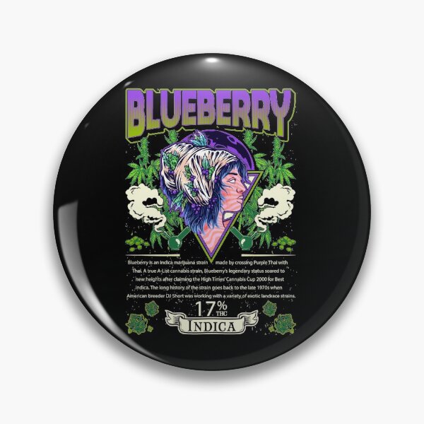 Item preview, Blueberry Indica Cross Purple Thai Thai Cannabis Leaf Gift designed and sold by TTFMerch.