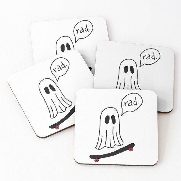 Item preview, Rad Skateboard Ghost designed and sold by lady-on-fire.