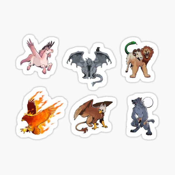 Mythical Creatures Stickers for Sale Redbubble