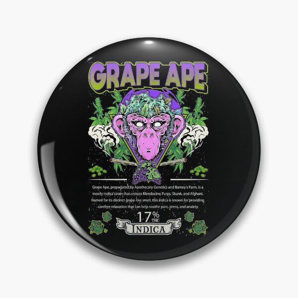 Item preview, Grape Ape Indica Cross Apothecary Genetics Barney's Farm Cannabis Leaf Gift designed and sold by TTFMerch.