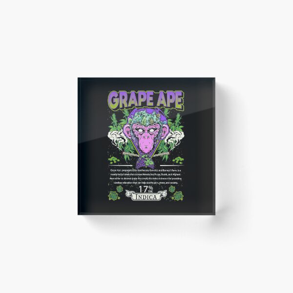 Item preview, Grape Ape Indica Cross Apothecary Genetics Barney's Farm Cannabis Leaf Gift designed and sold by TTFMerch.