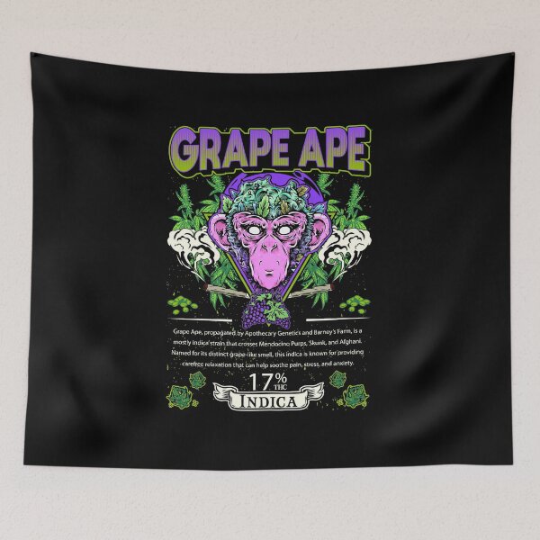 Item preview, Grape Ape Indica Cross Apothecary Genetics Barney's Farm Cannabis Leaf Gift designed and sold by TTFMerch.