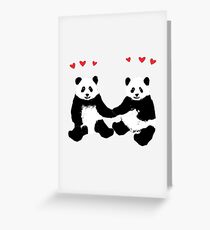 Panda Love Greeting Card
