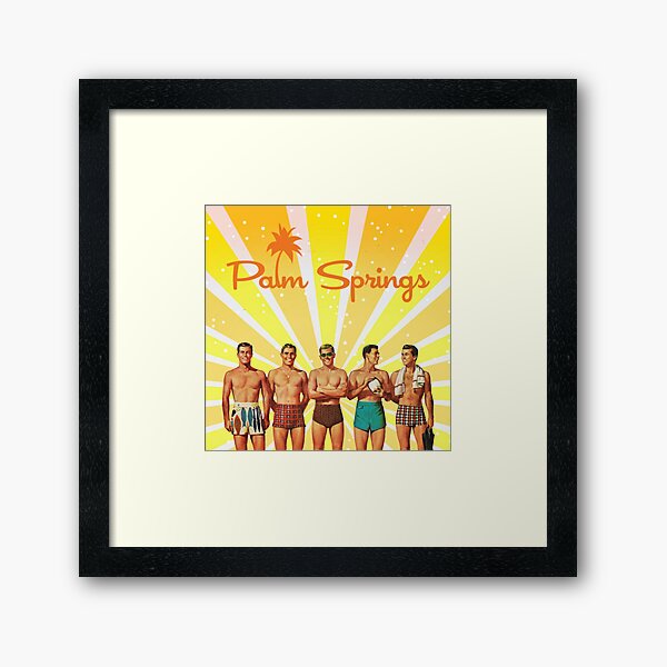 Item preview, Five Guys in Palm Springs - Vintage Style designed and sold by IntersectPhoto.