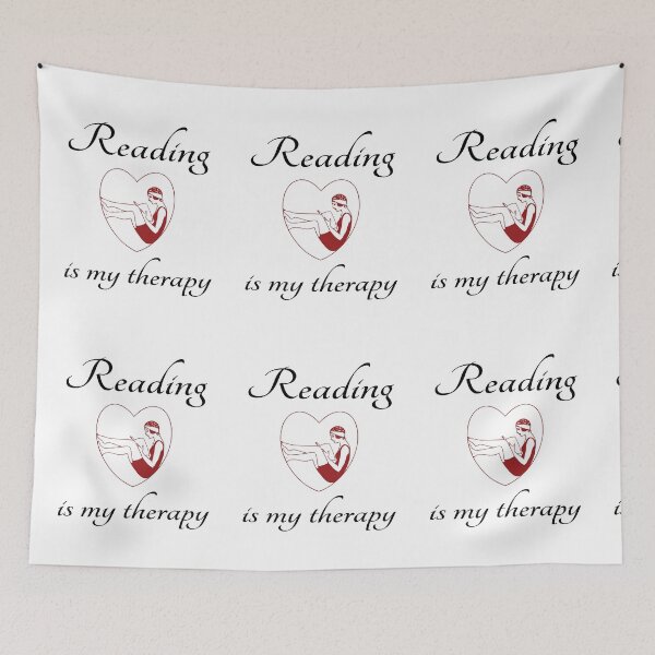Item preview, Reading Is My Therapy designed and sold by geminivibe.