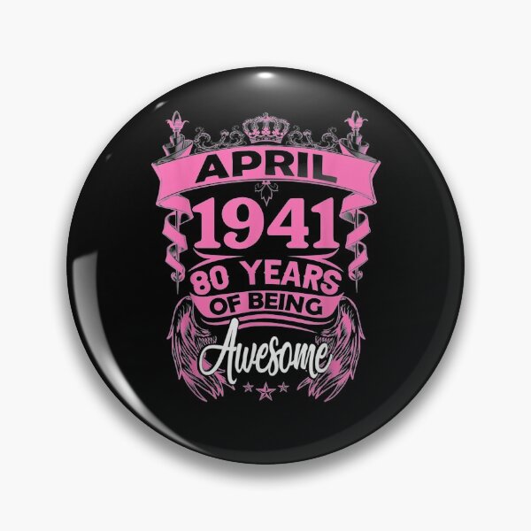 Item preview, Made In April 1941 80 Years Of Being Awesome Tees Gifts designed and sold by lolahomya.