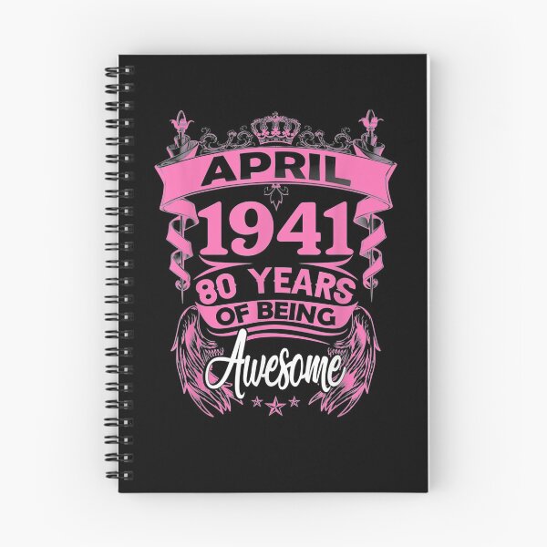 Item preview, Made In April 1941 80 Years Of Being Awesome Tees Gifts designed and sold by lolahomya.