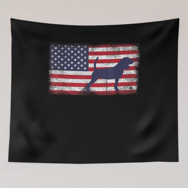 Item preview, Vintage Beagle Dog Lover July 4th American Flag Men Women designed and sold by lolahomya.