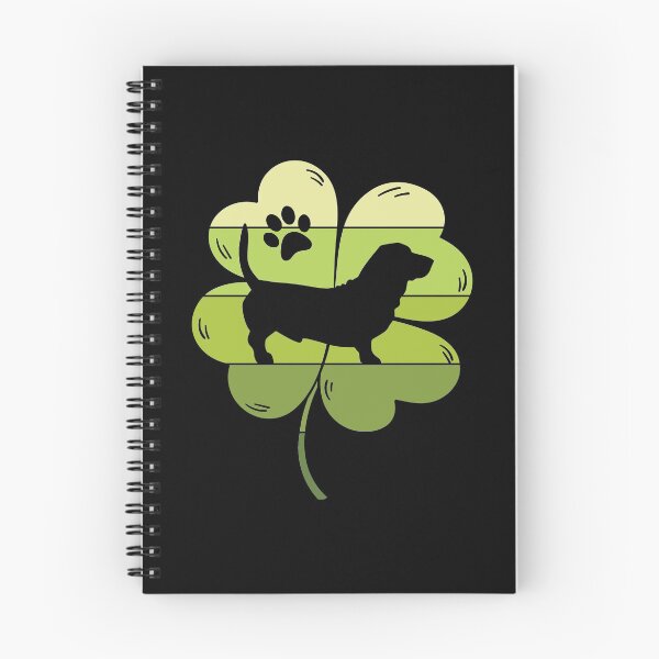 Item preview, My Basset is my lucky charm. St. Patrick's Day Shamrock designed and sold by Siiiiichfried.