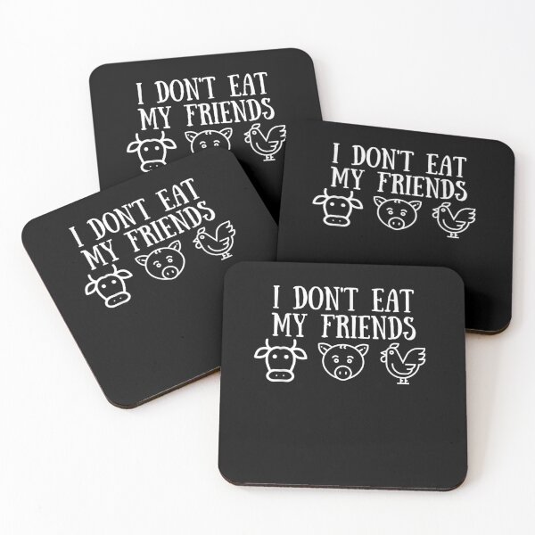 Item preview, I Don't Eat My Friends Vegan designed and sold by lolahomya.