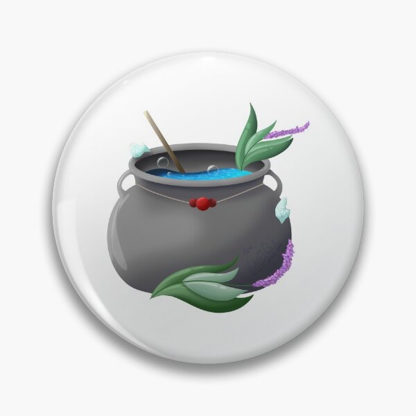 Item preview, a little witches cauldron designed and sold by CastOutArtist.