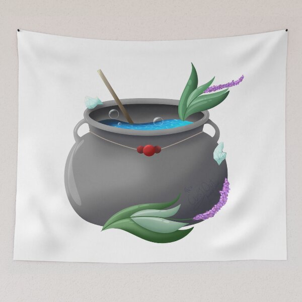 Item preview, a little witches cauldron designed and sold by CastOutArtist.