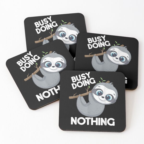 Item preview, Busy Doing Nothing Funny Lazy Sloth Women Girls Gift designed and sold by lolahomya.