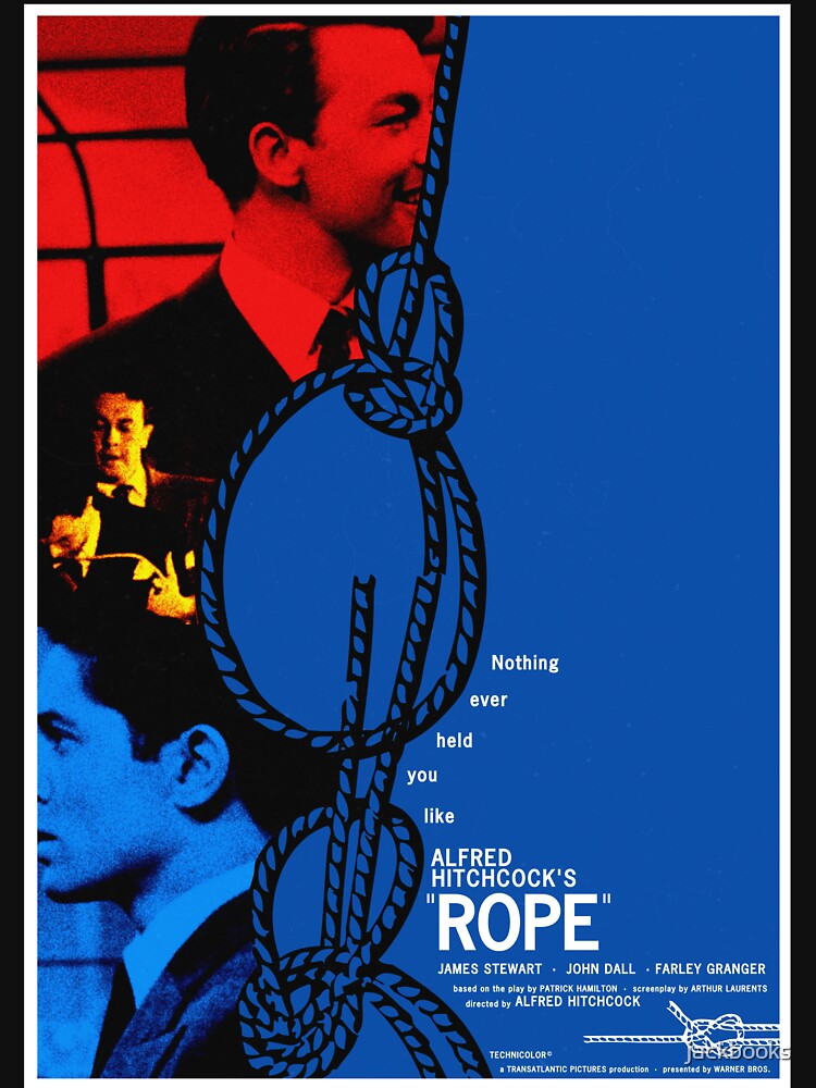 Rope (1948) - Movie poster design Essential T-Shirt for Sale by jackbooks