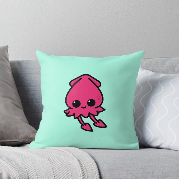 Squid Throw Pillow