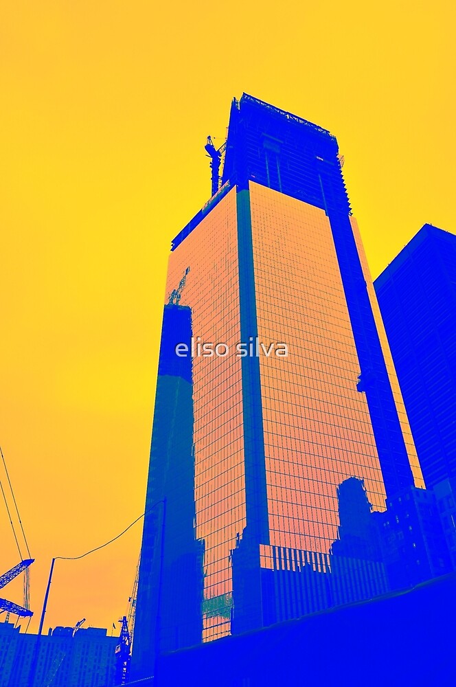 " Blue Building" by eliso silva | Redbubble