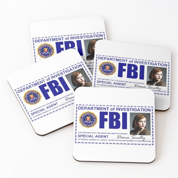 Item preview, Dana Scully FBI Badge - Gillian Anderson on X-Files designed and sold by kayleemagda.