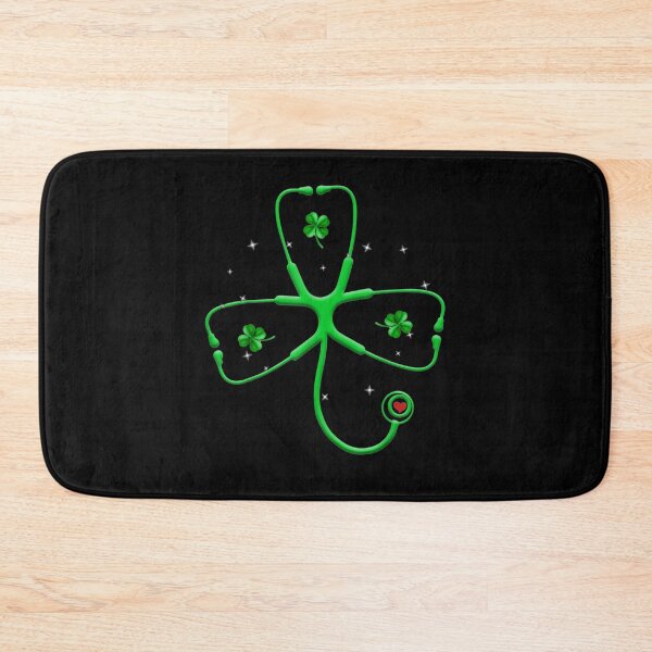 Item preview, Luckiest Nurse Ever St Patrick's Day Shamrock Stethoscope designed and sold by lolahomya.