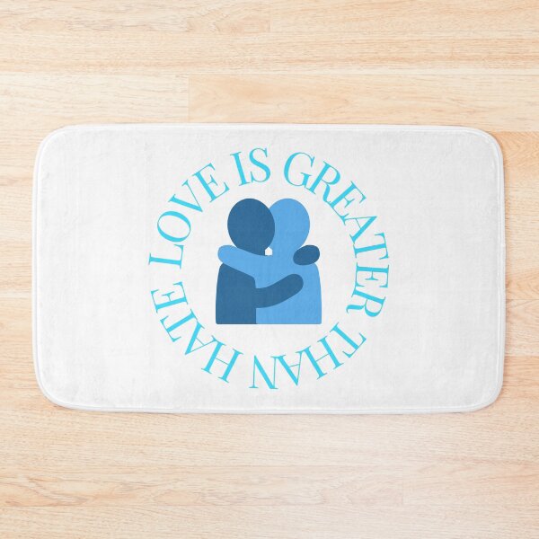 Item preview, LOVE IS GREATER THAN HATE Design designed and sold by LevelUpMerch.