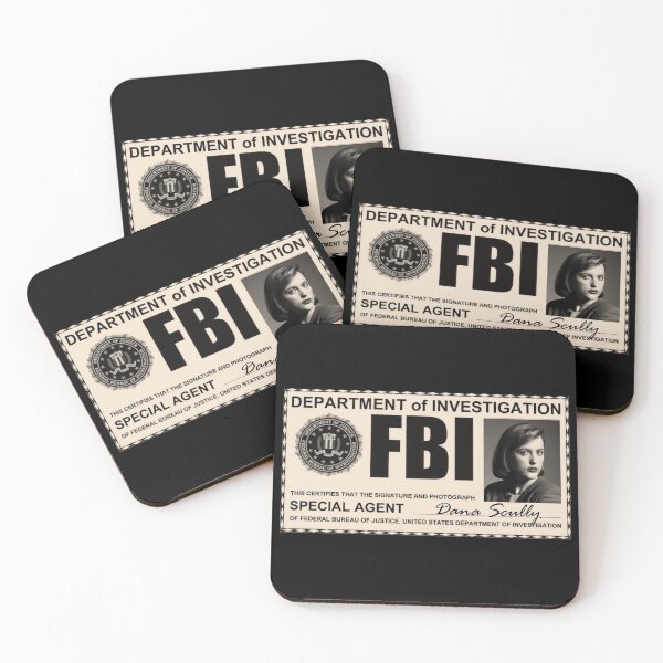 Item preview, Vintage Dana Scully FBI Badge - Gillian Anderson on X-Files designed and sold by kayleemagda.