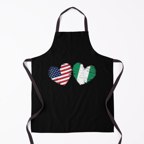 Item preview, Usa Nigeria Flag Heart Valentines Day Nigerian American designed and sold by lolahomya.