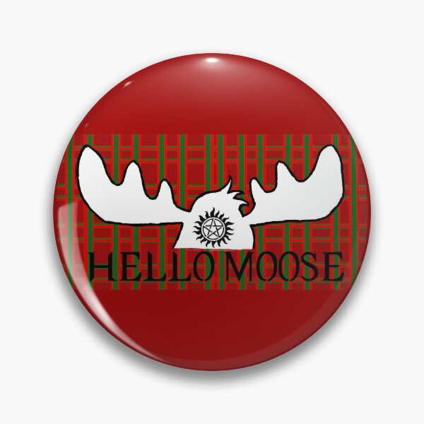Item preview, Hello Plaid Moose designed and sold by LawsonFabrics.