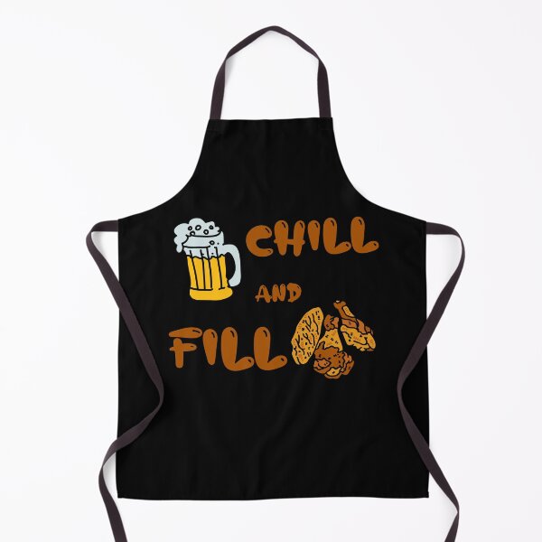 Item preview, Chill and Fill Chicken Wings and Beer Lovers designed and sold by JustSayingGifts.