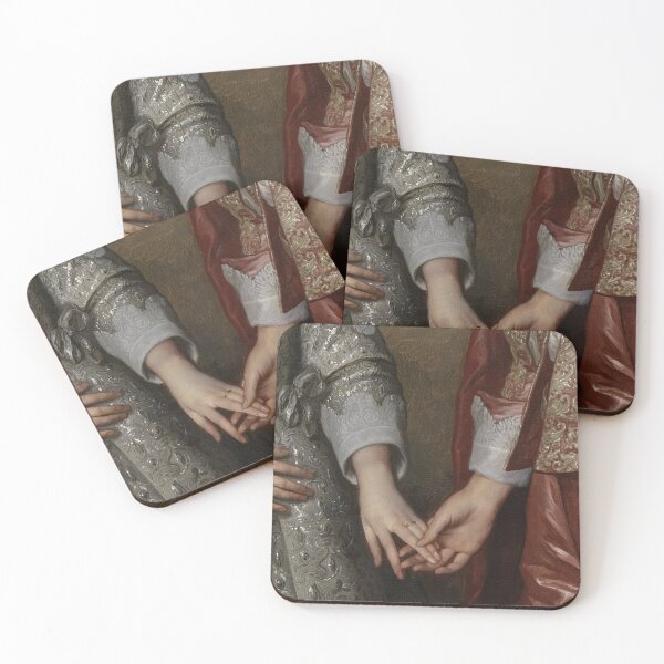Item preview, William II and his bride Mary Stuart by Anthonis van Dyck (Cropped) designed and sold by Ethereal Amour.
