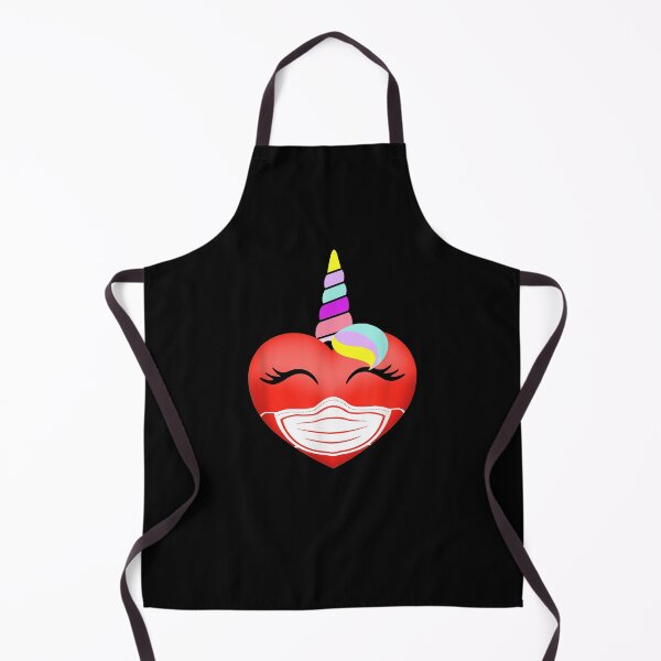 Item preview, Cute Unicorn Heart Mask Valentine Day Quarantine Funny Gifts designed and sold by lolahomya.