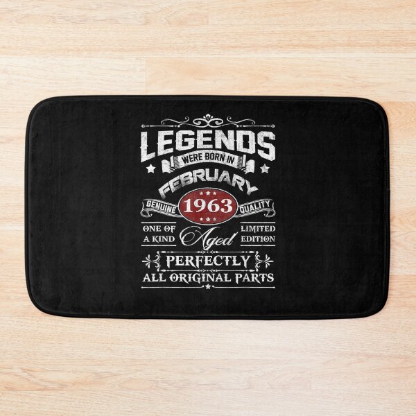 Item preview, Legends Were Born In February 1963 58th Birthday Gift designed and sold by lolahomya.