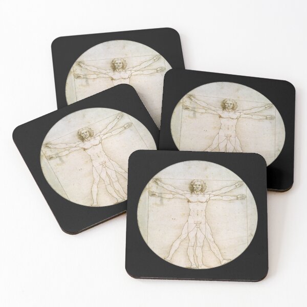 Item preview, Vitruvian Man (on black) designed and sold by DotorEaon.