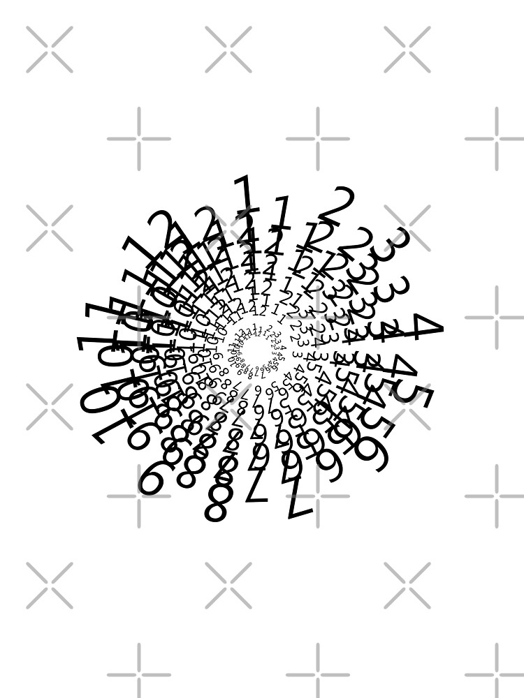 Thumbnail 3 of 3, Scarf, Numbers Rotation designed and sold by basitcv.