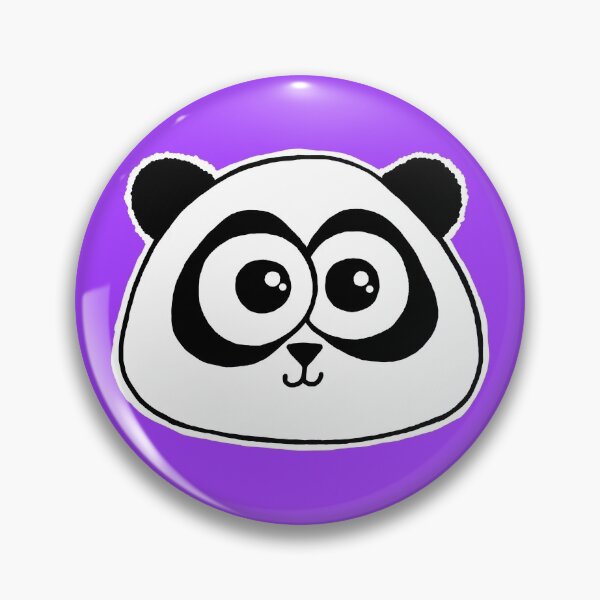 Artikelvorschau, Netter Panda - auf lila entworfen und verkauft von Adrienne Body.