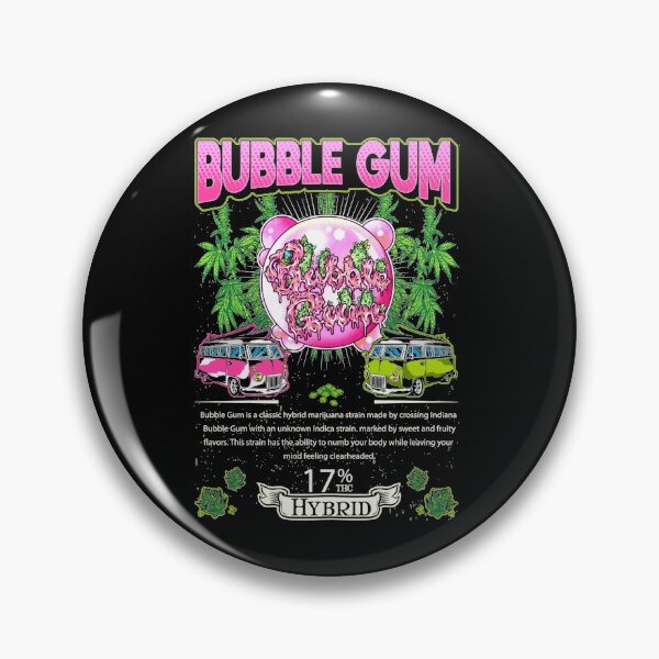 Item preview, Bubble Gum Indica Cross Indiana Bubble Gum Cannabis Leaf Gift designed and sold by TTFMerch.