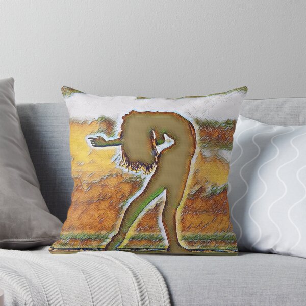 Item preview, GALATHI Bend Back Dance Silhouette Orange - Ballet designed and sold by Galathi Designs.
