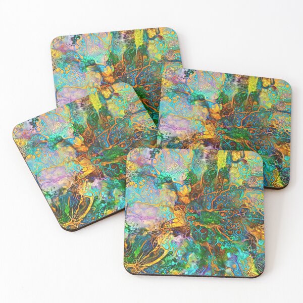 Item preview, Deepdream floral fractalize abstraction designed and sold by blackhalt.